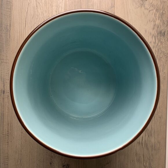 Dowan Kitchen Utensil Crock Ceramic Robin’s Egg Blue Large Farmhouse Cottagecore - Picture 8 of 8